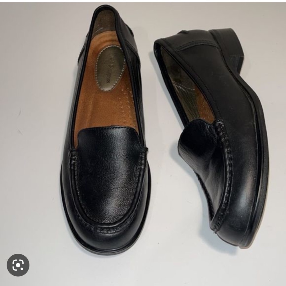 Hush Puppies | Shoes | Hush Puppies Black Leather Loafers